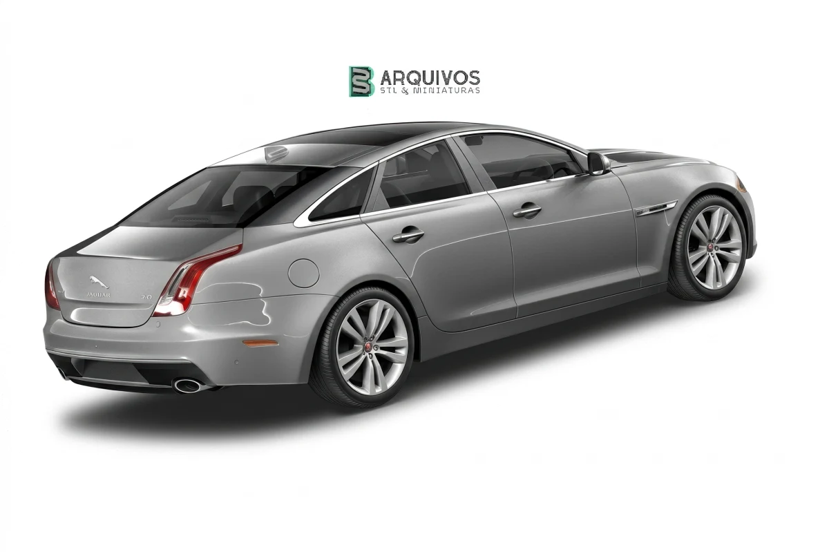 Modelo 3D STL - Jaguar XJ 2016 — foto 3